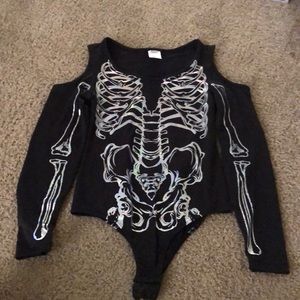 Skeleton bodysuit for Halloween